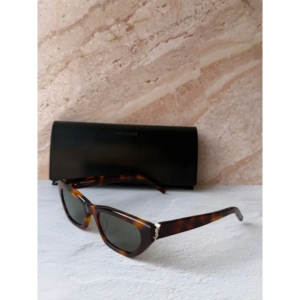 NEW Saint Laurent SL M126 Sunglasses in Havana Brown